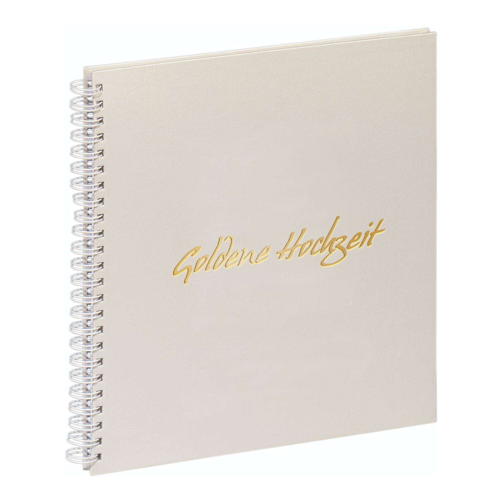 Hochzeits Spiralalbum Goldene Hochzeit 31x32 Cm Pagna Pagna Shop